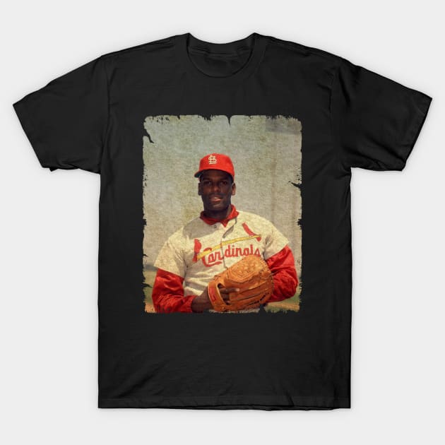 Bob Gibson in St. Louis Cardinals T-Shirt by PESTA PORA